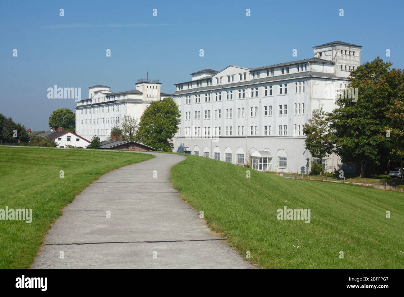 Ex depositi minerari della seconda guerra mondiale a Schleuseninsel, Wilhelmshaven, bassa Sassonia, Germania, Europa Foto Stock