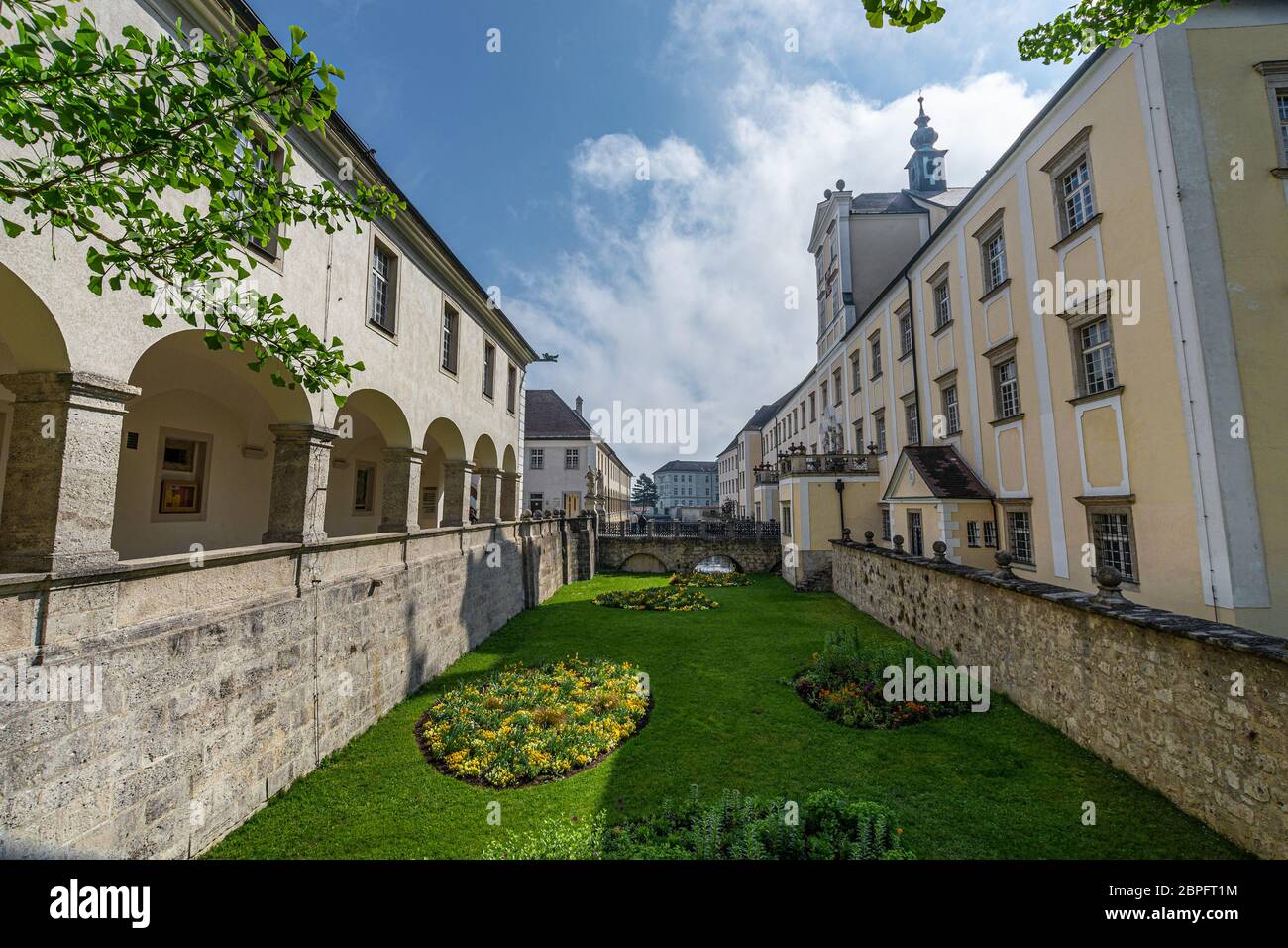 Impressioni del famoso Monastero Kremspuenster in alta Austria Foto Stock