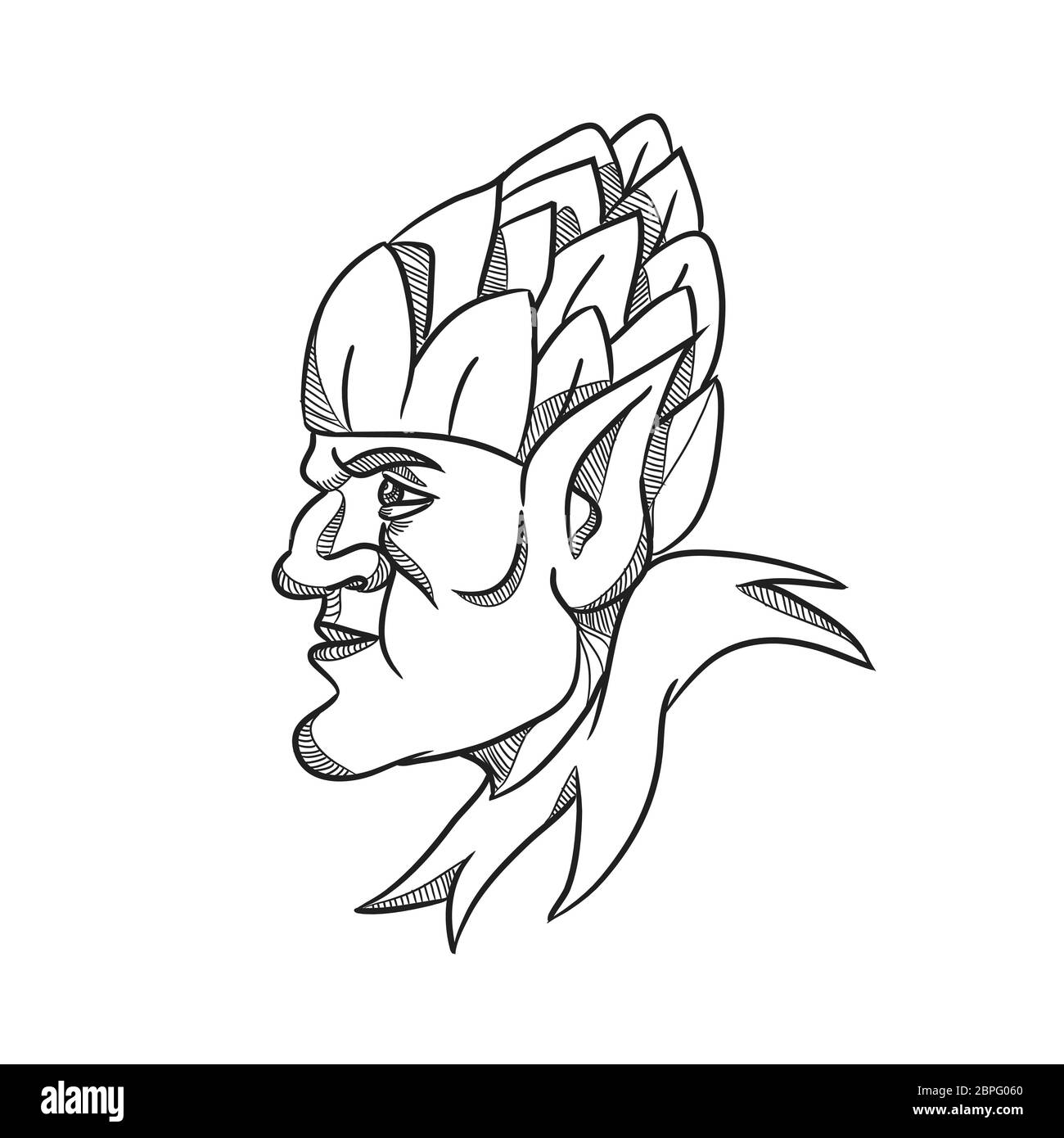 Elf hat drawing immagini e fotografie stock ad alta risoluzione - Alamy
