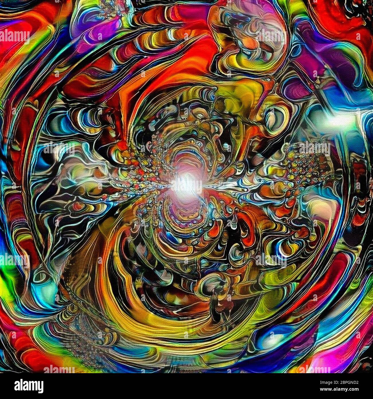 Astratto pittura vividi. Vortice colorato Foto Stock