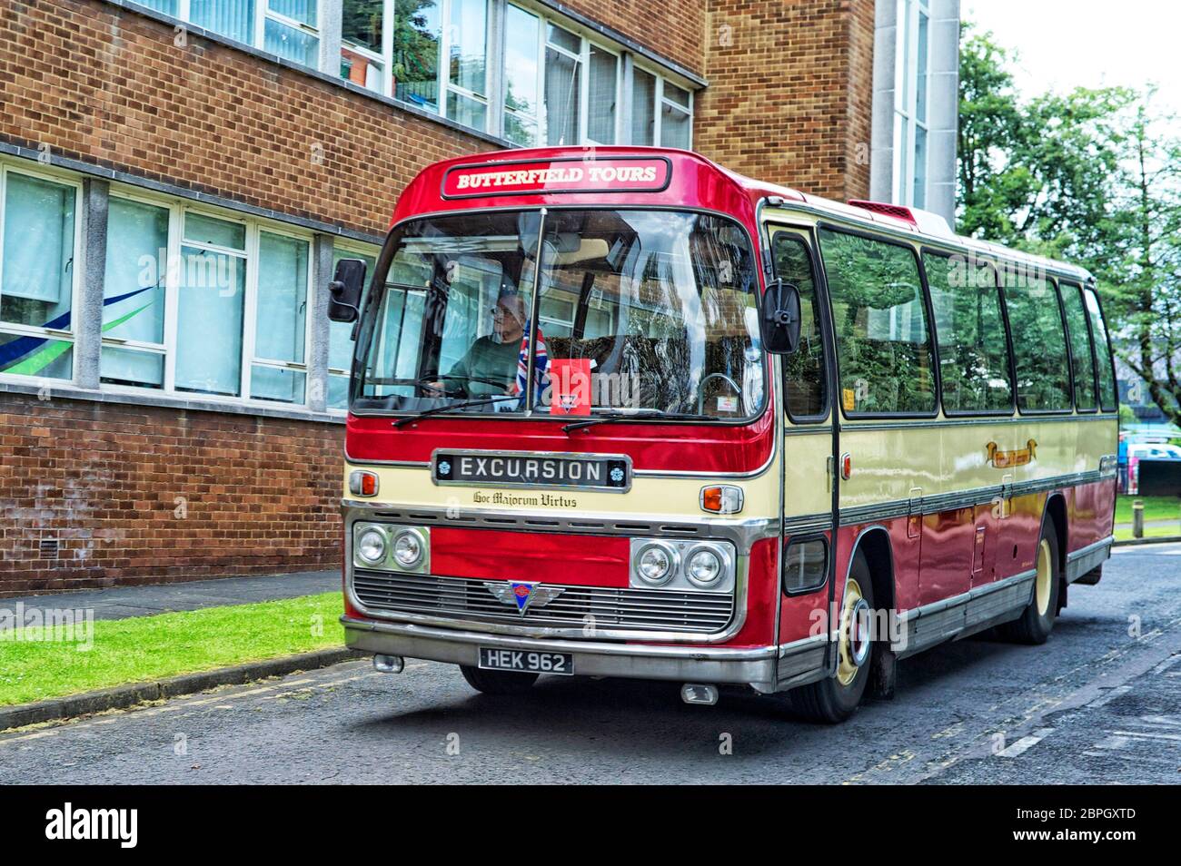 1961 AEC allenatore Reliance al 2012 Trans Pennine Rally di Harrogate Foto Stock