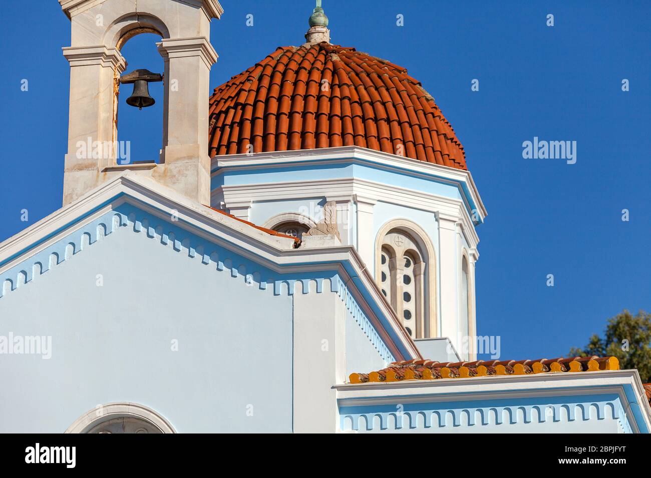 Un cimitero ad Atene in Grecia Foto Stock