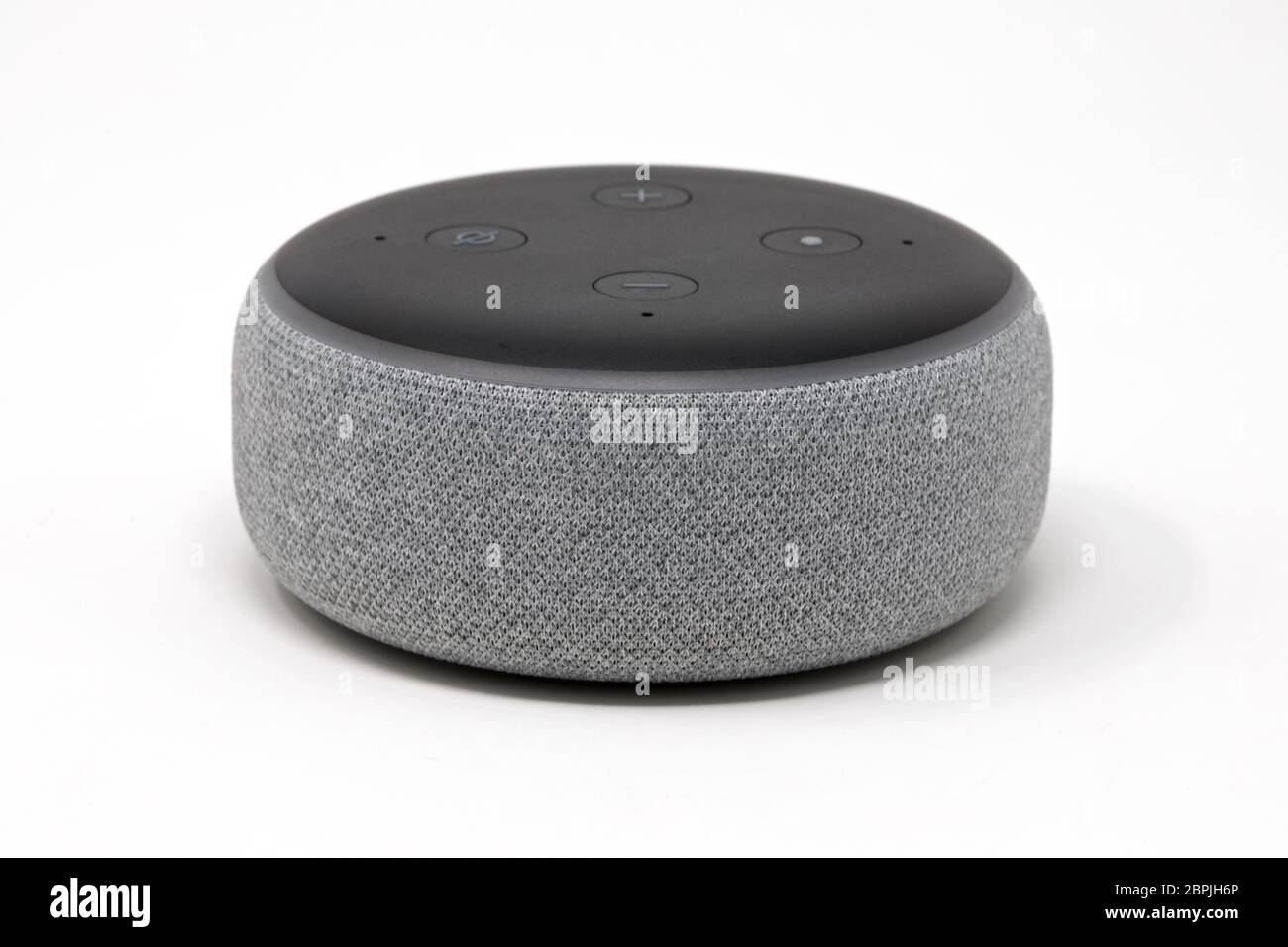 Echo Dot (Gen 3) - Smart speaker con Alexa - tessuto di carbone Foto Stock