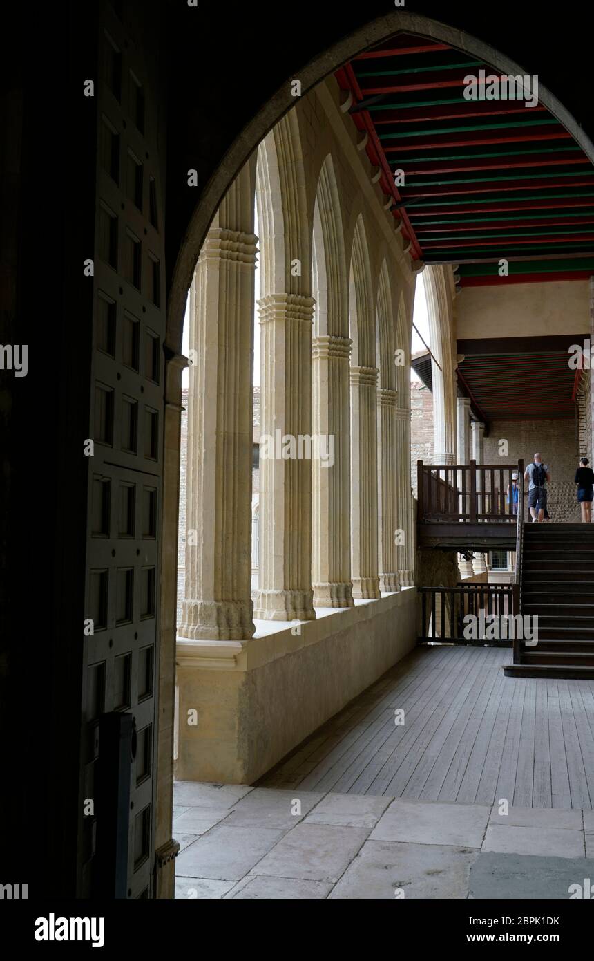 Palazzo dei Re di Maiorca. Perpignano. Pirenei Orientali. Occitanie.France Foto Stock