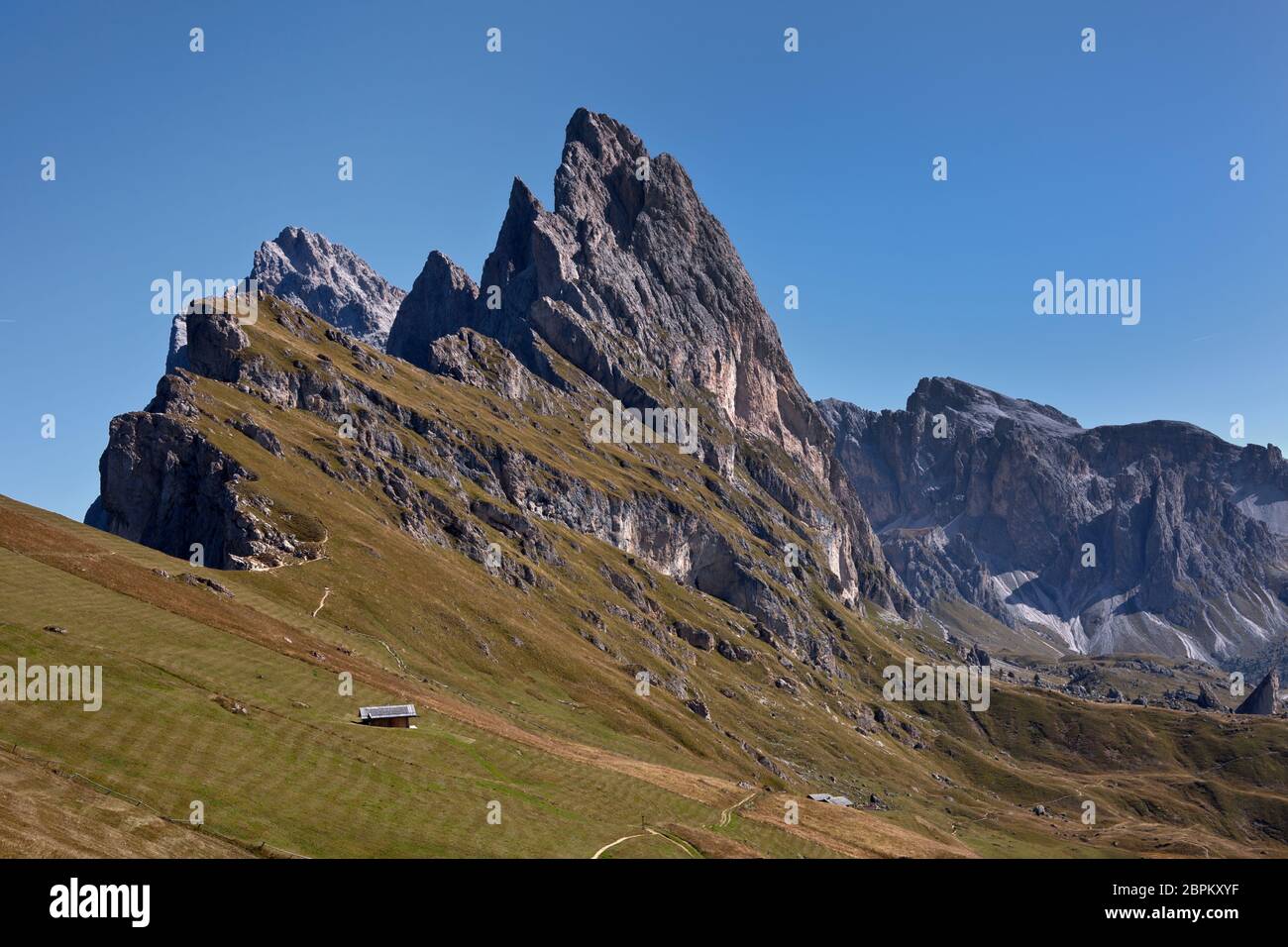 Parco naturale Puez-Odle Foto Stock