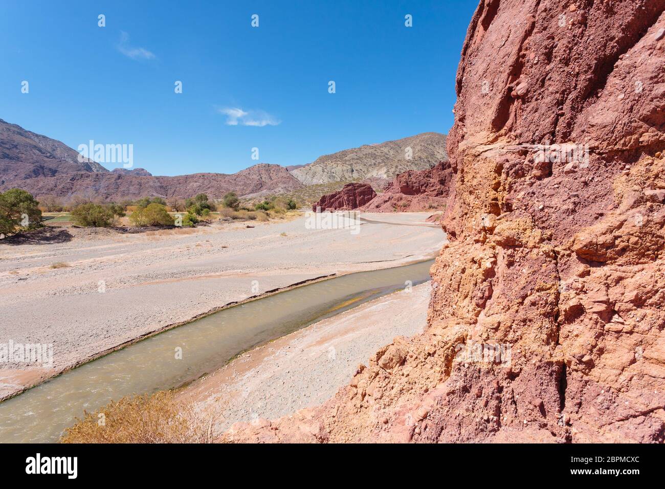 Canyon boliviano vicino a Tupiza,Bolivia.Quebrada Seca,Duende canyon.paesaggio boliviano Foto Stock