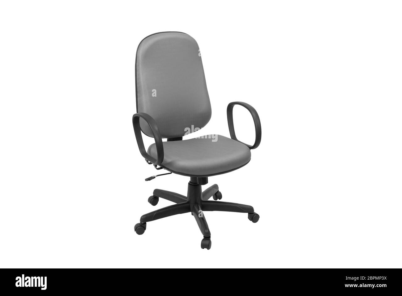 Sedia da ufficio. Oggetto isolato di sfondo bianco Foto Stock