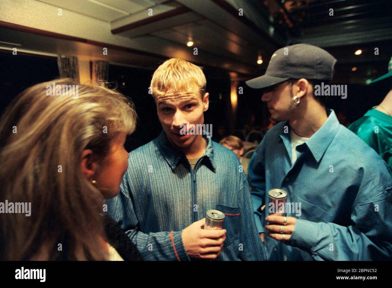 Backstreet Boys / popkomm 1996 - Die US-amerikanische boygroup 'Backstreet Boys' Howie Dorough, Alexander James McLean, Nick carter, Brian Littrell, Kevin Richardson Foto Stock