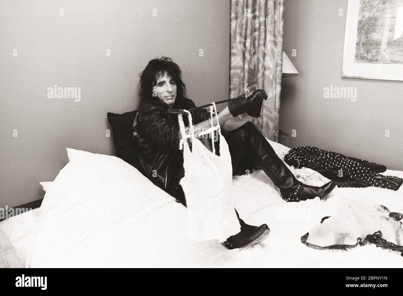 Alice Cooper - Der US-amerikanische Rockmusiker Alice Cooper Foto Stock