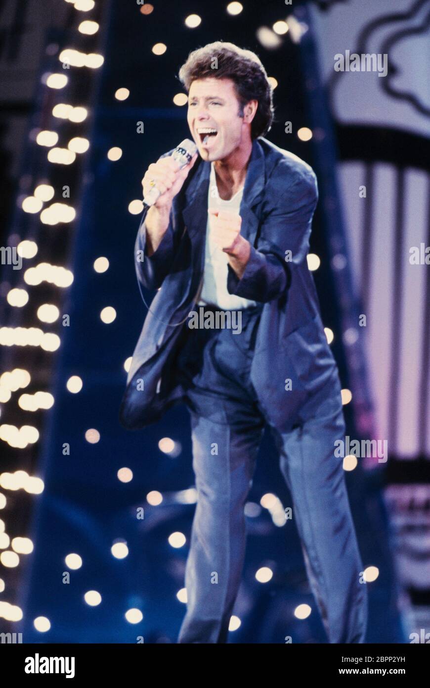 Cliff Richard - Der britische Sänger Cliff Richard Foto Stock