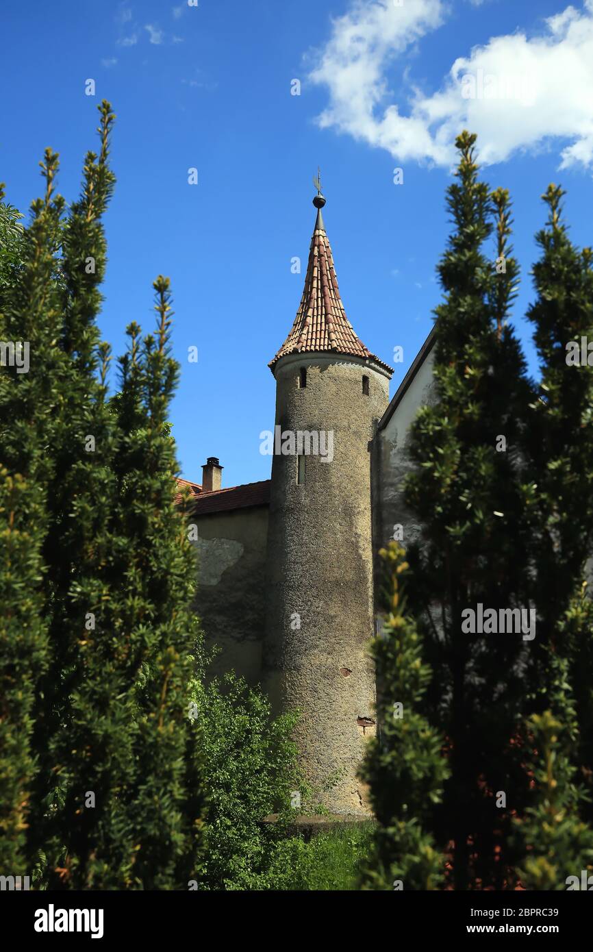 Riedlingen è una città in Germania con molti luoghi di interesse storico Foto Stock