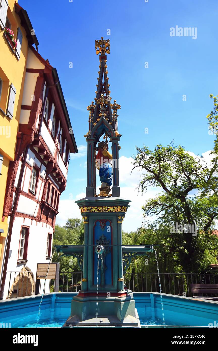 Riedlingen è una città in Germania con molti luoghi di interesse storico Foto Stock