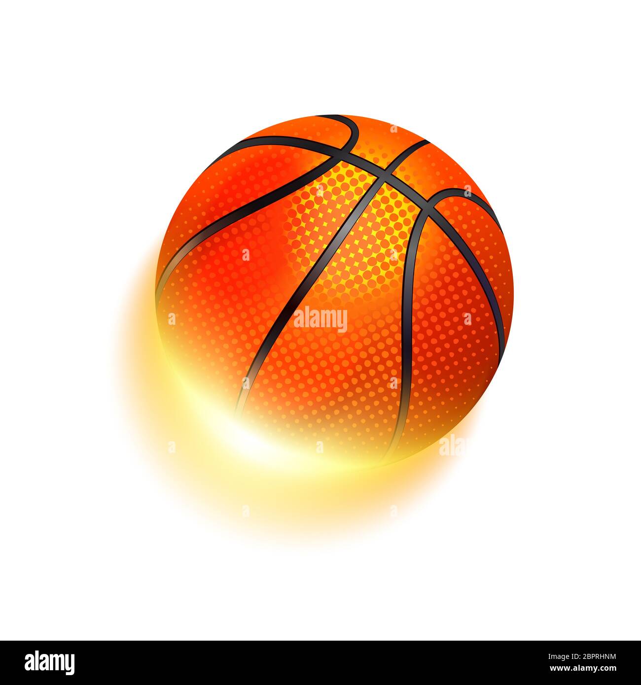Vettore palla da basket fuoco immagini e fotografie stock ad alta  risoluzione - Alamy