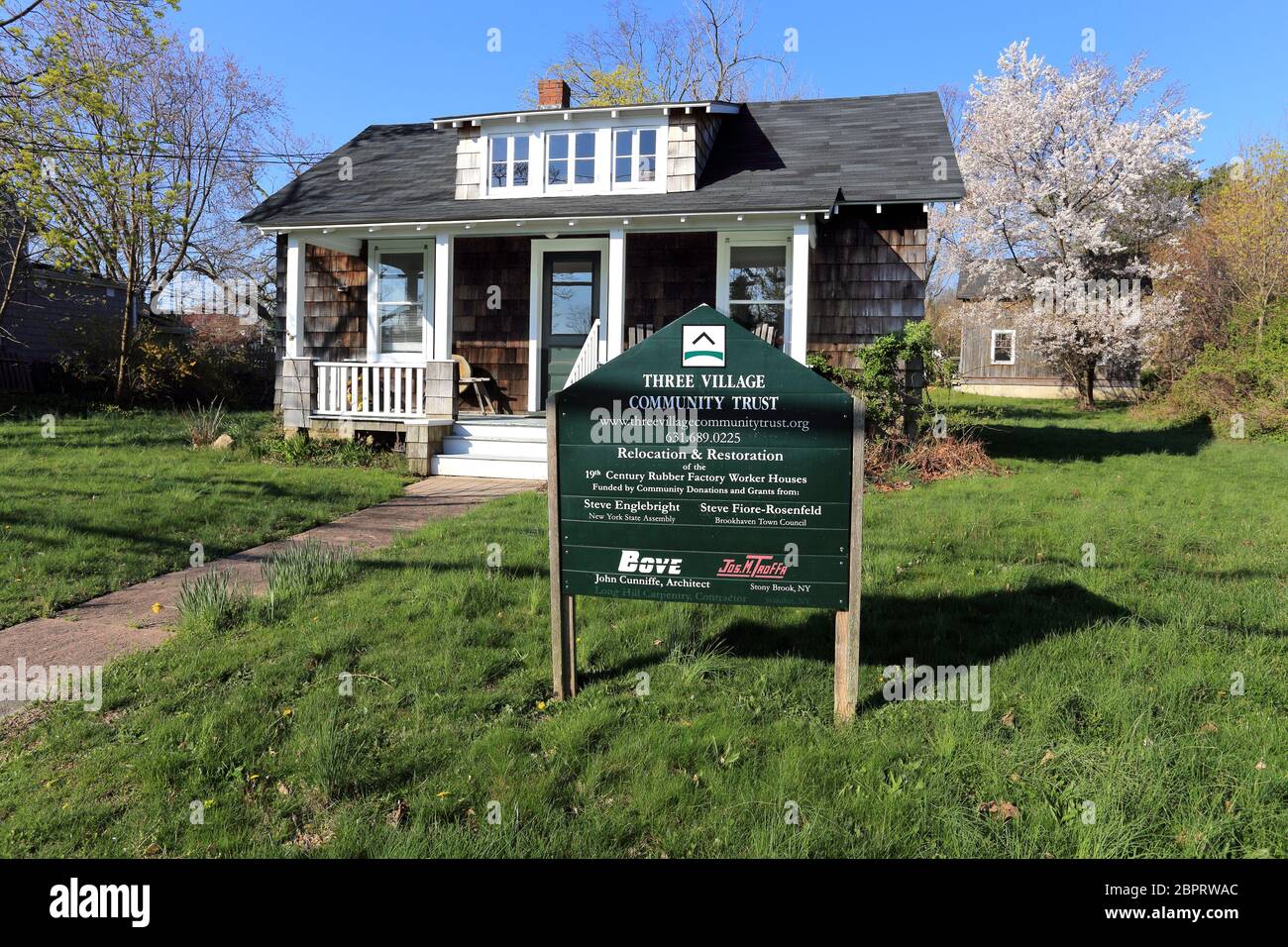 Three Village Community Trust Office Setaiket Long Island New York Foto Stock