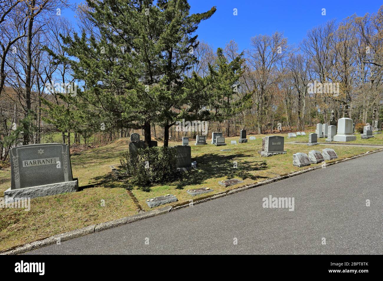 Cimitero ebraico Setauket Long Island New York Foto Stock