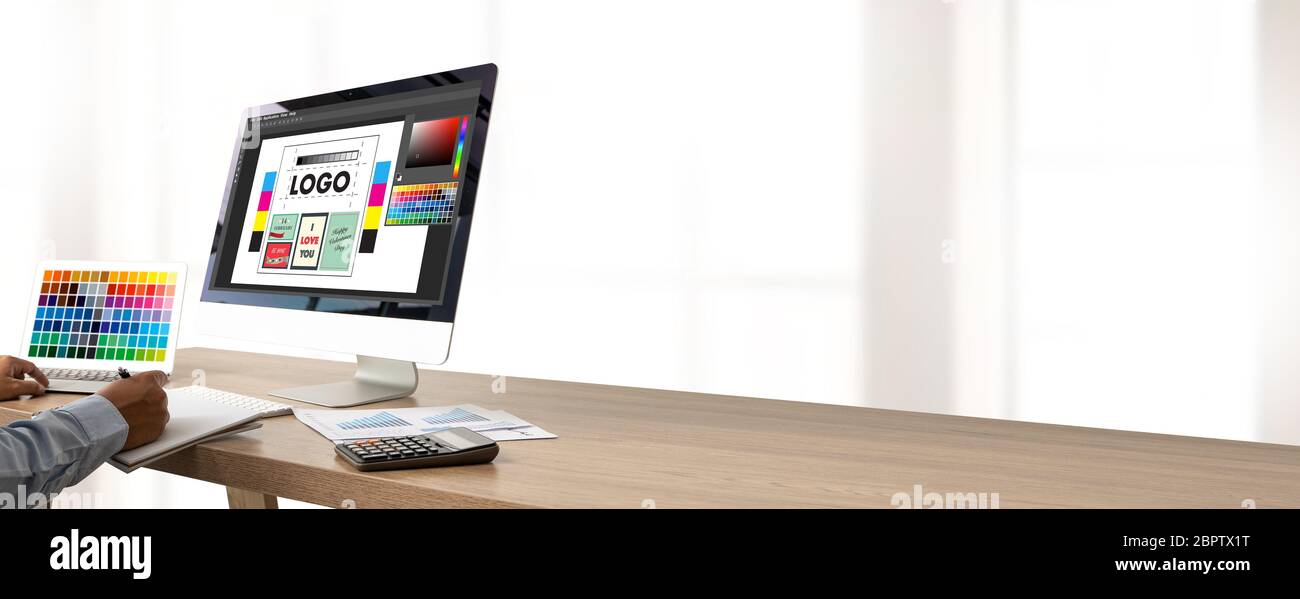 SIETE la vostra strategia di branding per la creazione di concept DI marchi Foto Stock