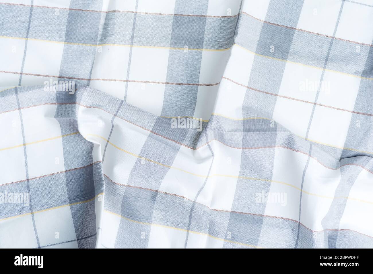 Texture pattern design tessuto grigio-bianco con strisce grigie con molte morbide pianure in una grande varietà di colori Foto Stock