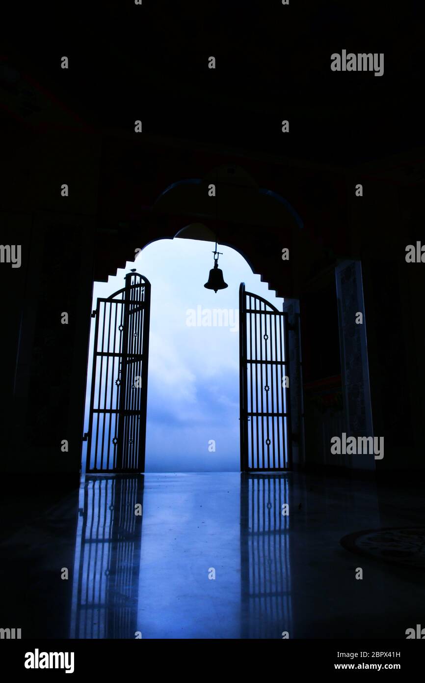 Luogo storico dell'India a Kutch, Gujarat, India, Tempio di lord Shiva Foto Stock