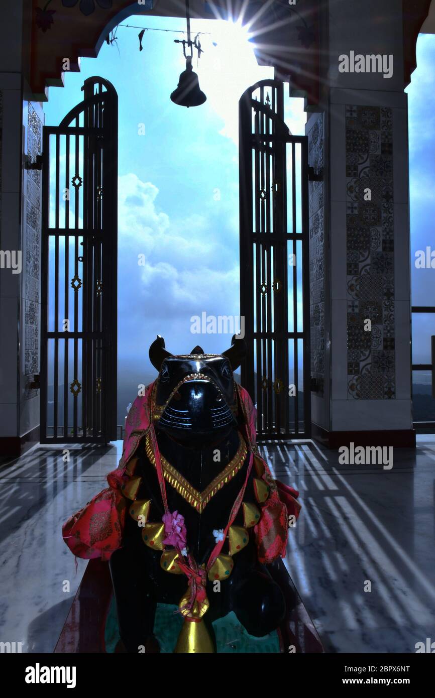 Luogo storico dell'India a Kutch, Gujarat, India, Tempio di lord Shiva Foto Stock