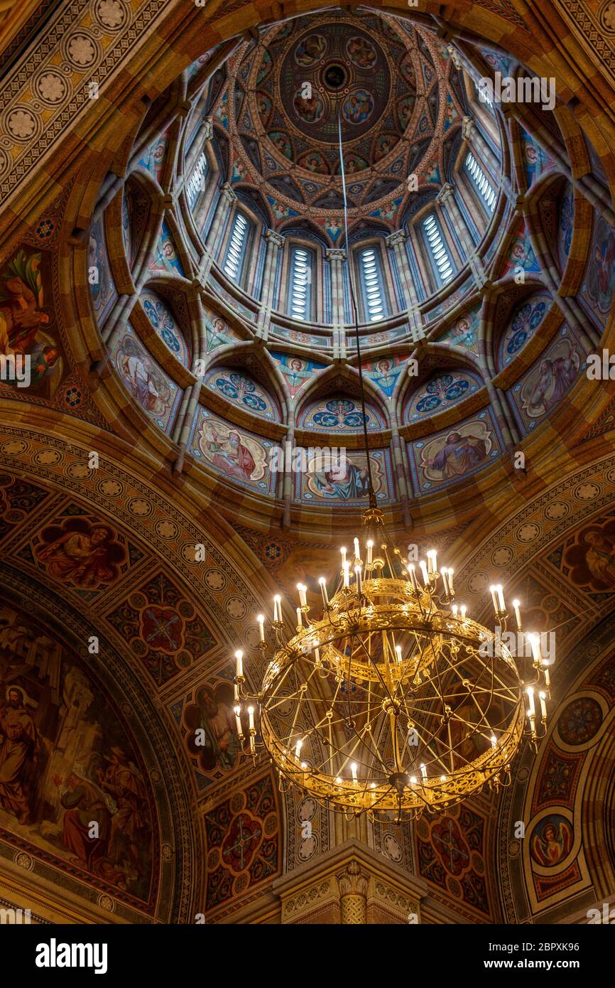 Chiesa del Seminario di residenza dei Metropoliti Bukoviniani e Dalmazia a Chernivtsi, Ucraina Foto Stock