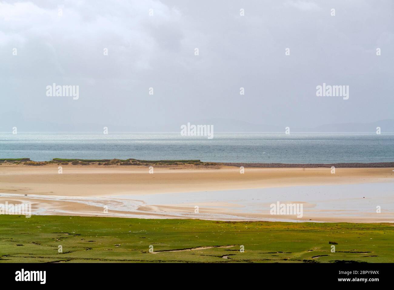 Paesaggio costiero a Connemara, una regione in irlanda Foto Stock
