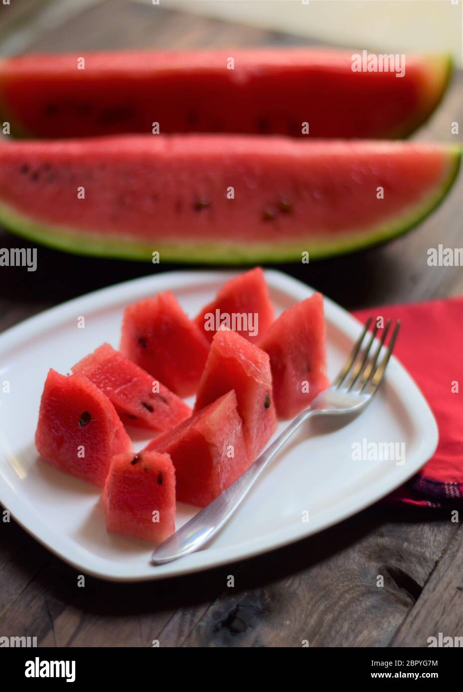 melone d'acqua frutta nutriente Foto Stock