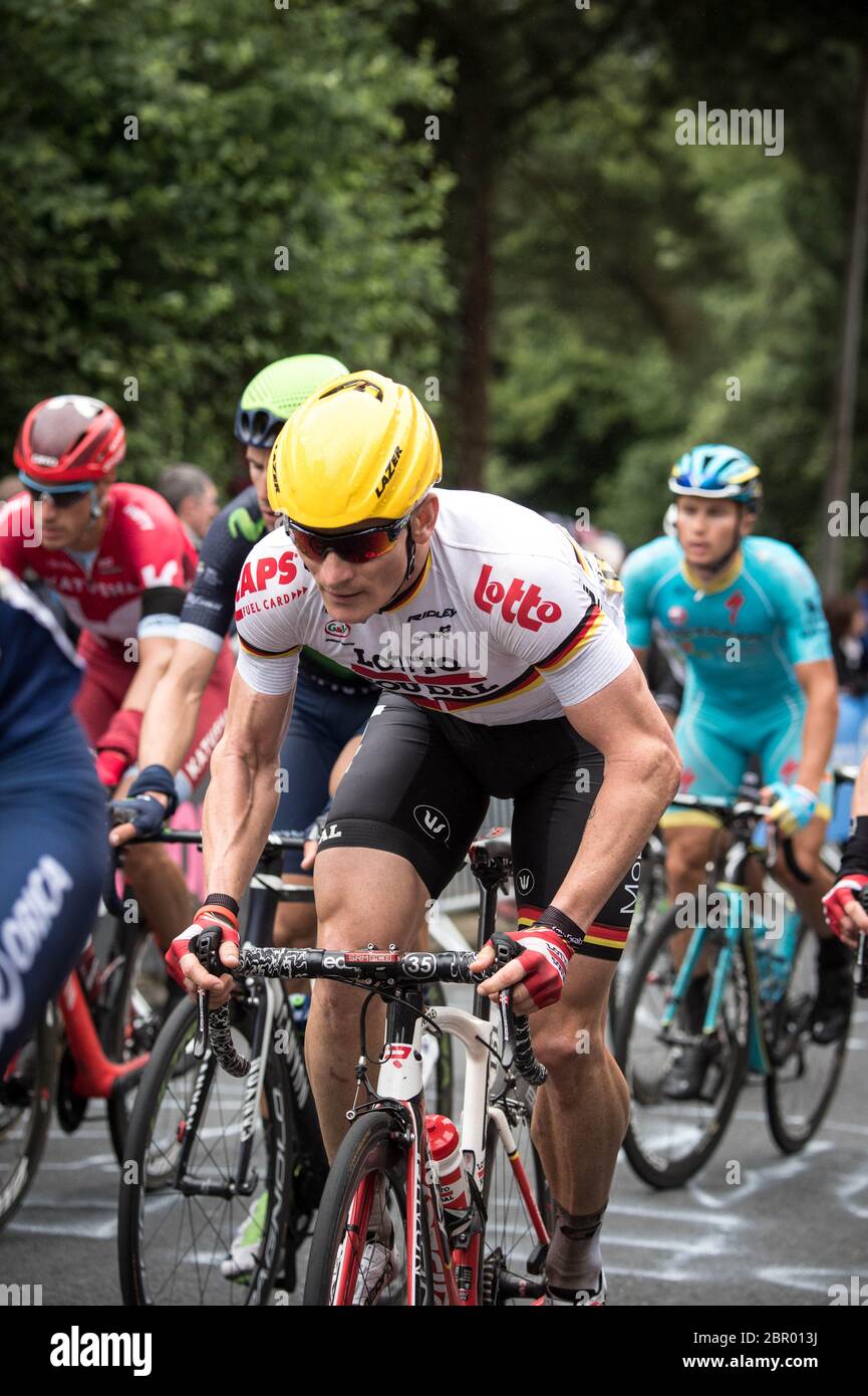03.07.2016. Normandia, Francia. Tour de France 2° tappa da Saint-lo a Cherbourg en-Cotentin. André Greipel. Foto Stock