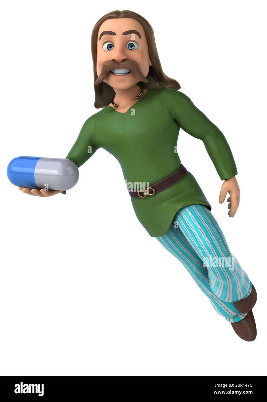 Divertimento in Gallia - 3D illustrazione Foto Stock