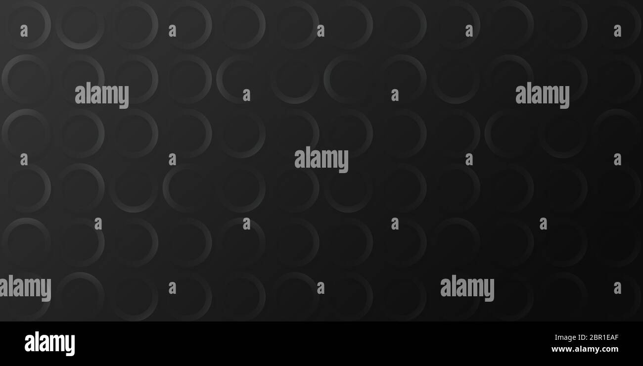 Illustrazione astratta di sfondo nero con effetti blu e spazio di copia Foto Stock