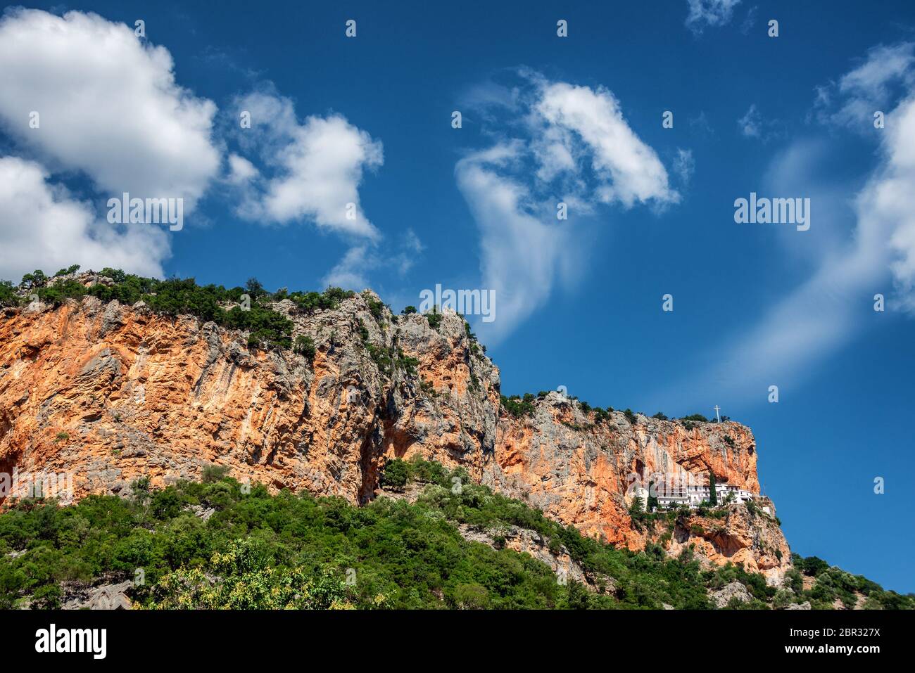 Il Monastero di Panagia Elona nei Monti Parnon in Kynouria Foto Stock