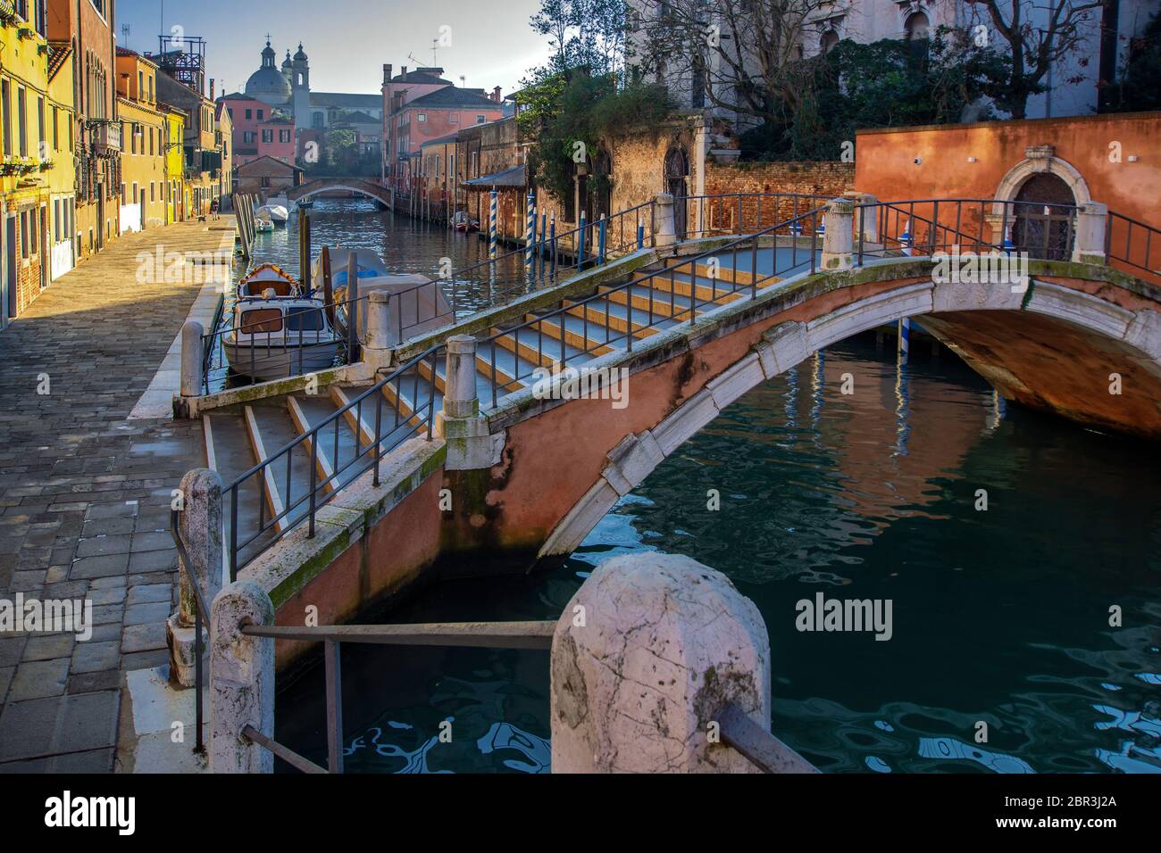 Impressioni invernali della 'Serenissima' Venezia in dicembre Foto Stock