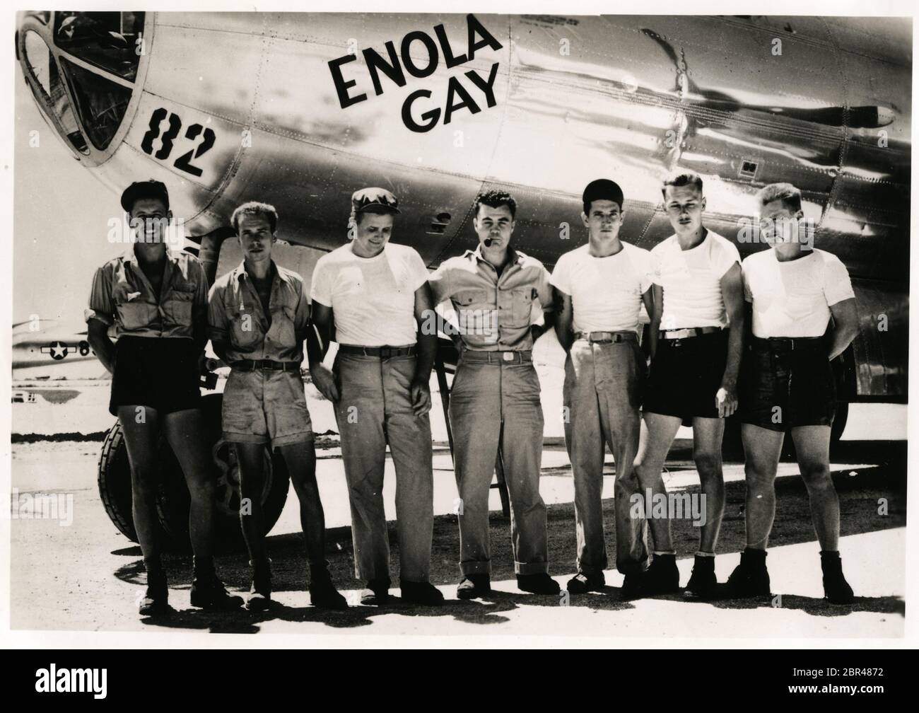Enola Gay, velivolo usato per far cadere la bomba atomica su Hiroshima, Giappone nel 1945, seconda guerra mondiale Foto Stock