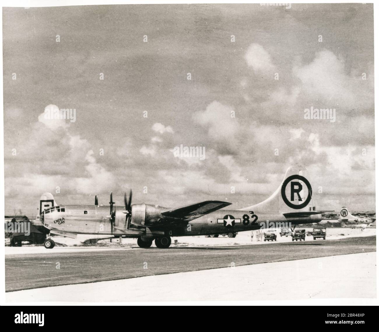 Enola Gay, velivolo usato per far cadere la bomba atomica su Hiroshima, Giappone nel 1945, seconda guerra mondiale Foto Stock