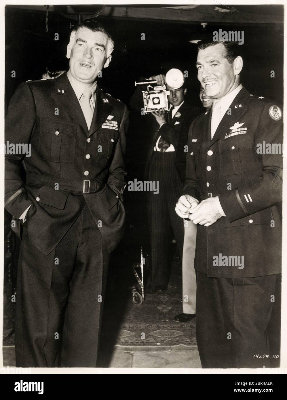 Clark Gable in uniforme militare - corpo aereo dell'esercito degli Stati Uniti Foto Stock