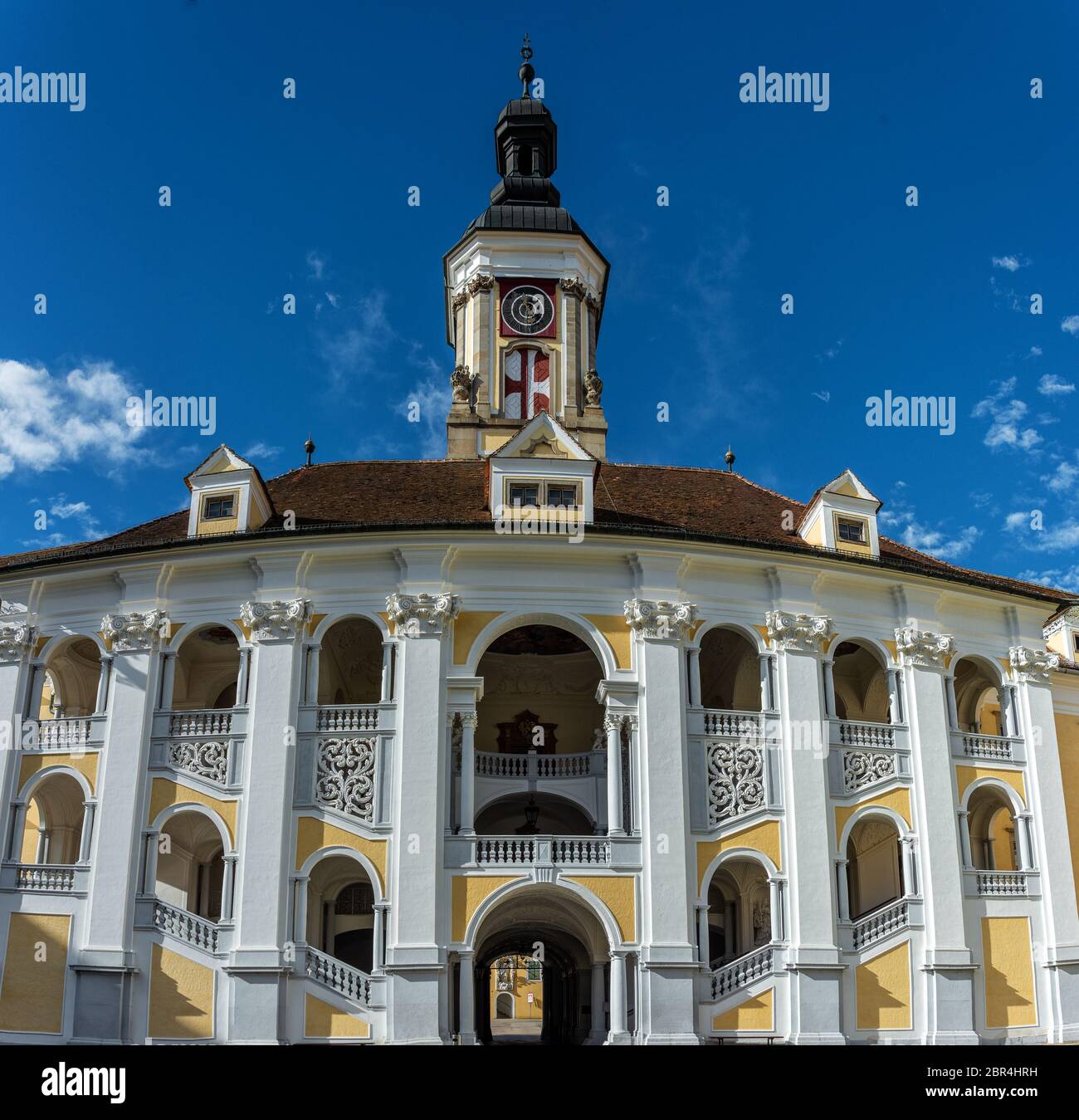 Impressioni e dettagli del Monastero di San Florian in alta Austria, vicino Linz Foto Stock
