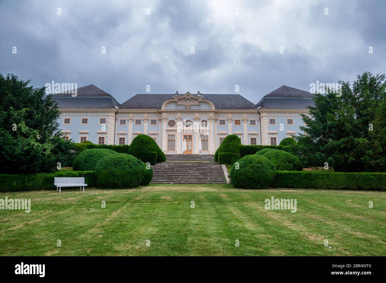 Il Castello di Halbturn è un palazzo barocco nel burgenland. Foto Stock