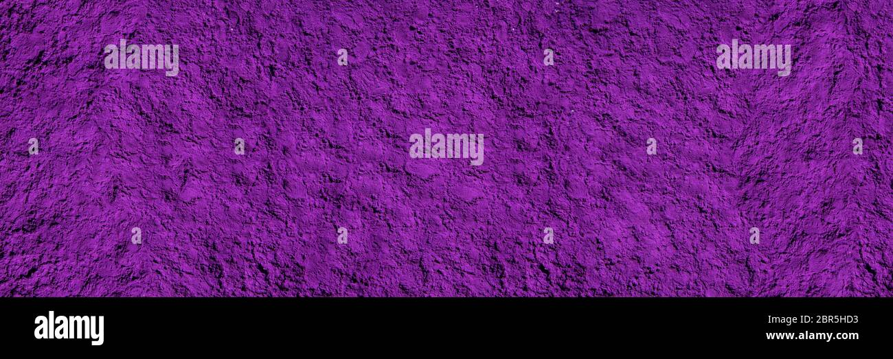 Sfondo astratto di vernice a polvere secca viola. Foto Stock