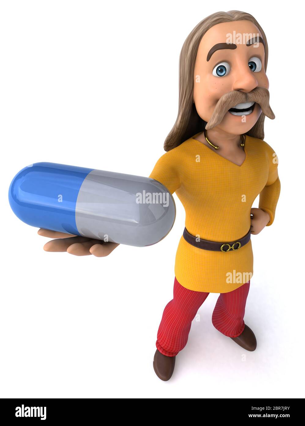 Divertimento gaulois - 3D illustrazione Foto Stock