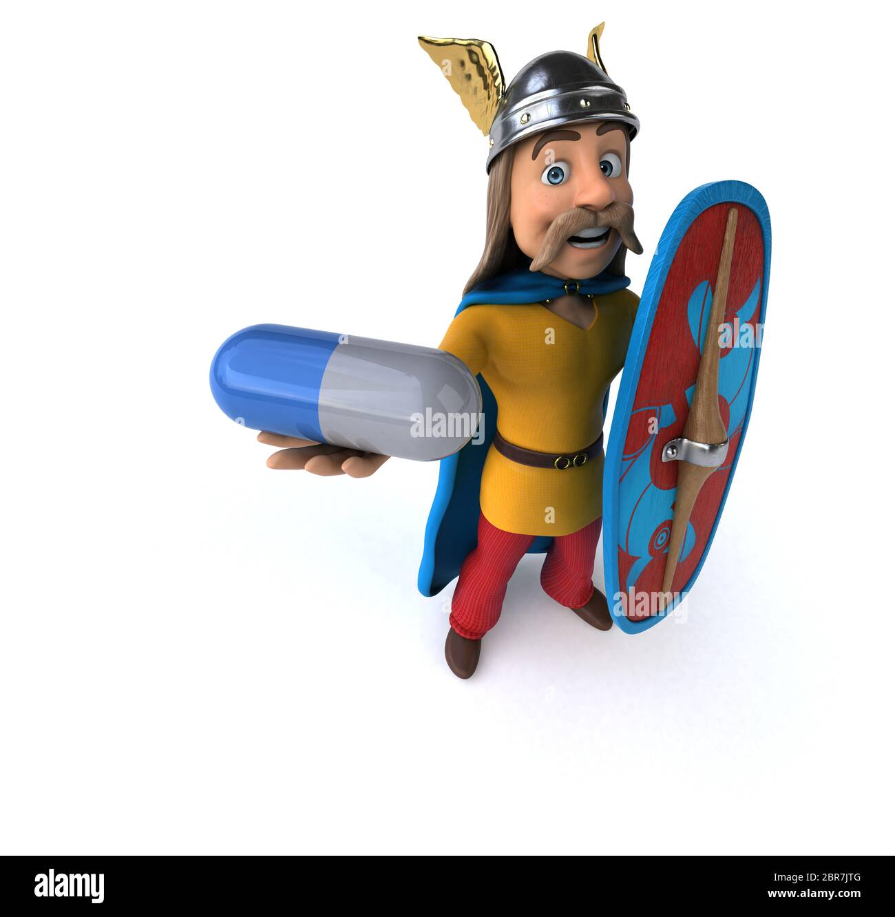 Divertimento gaulois - 3D illustrazione Foto Stock