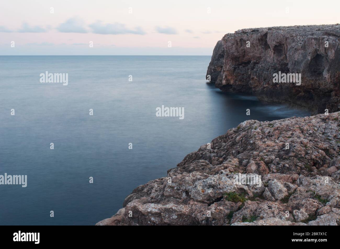 Cala Sa Nau - bellissima baia e sulla spiaggia di Mallorca, Spagna - Europa Foto Stock