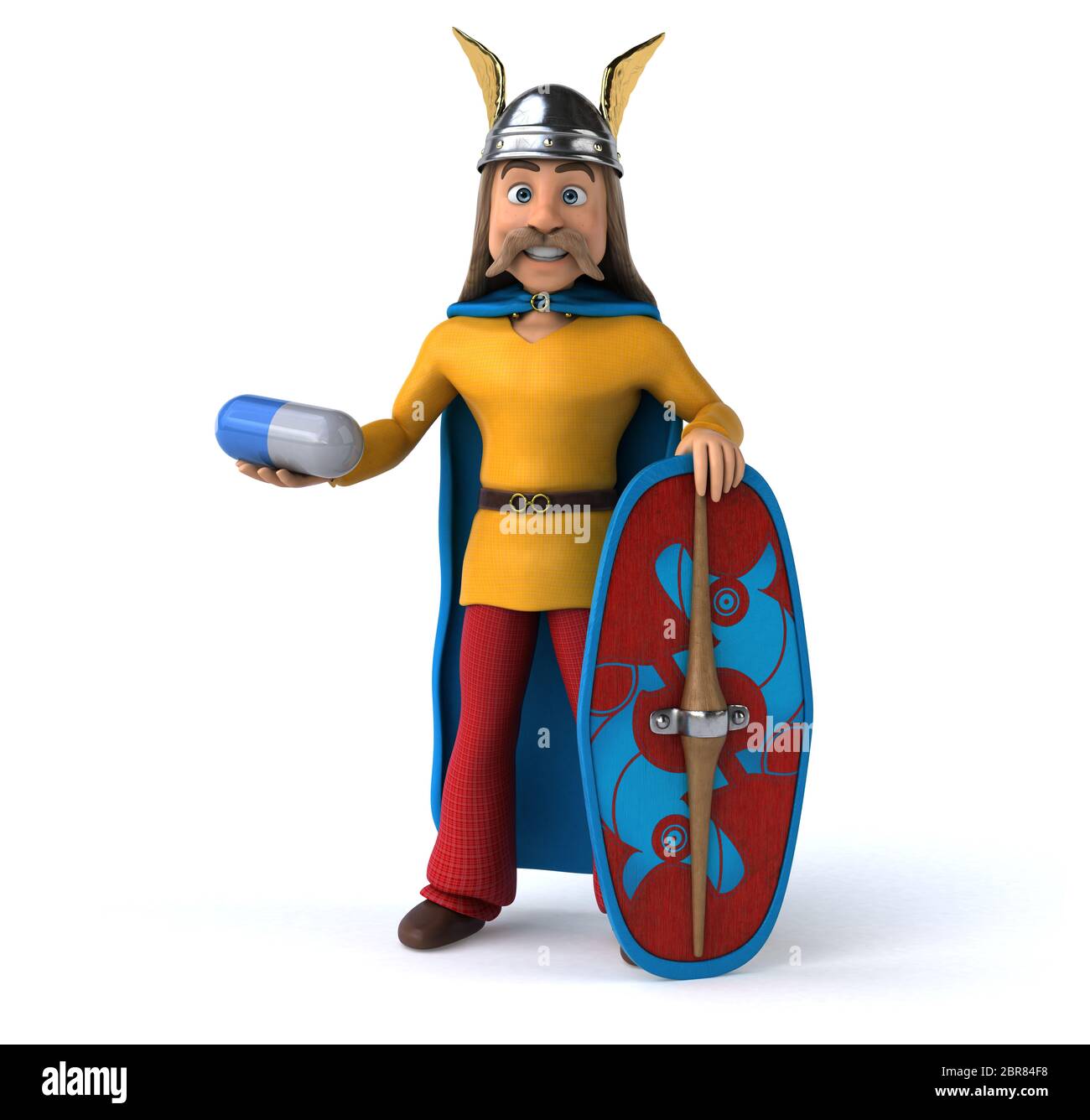 Divertimento gaulois - 3D illustrazione Foto Stock