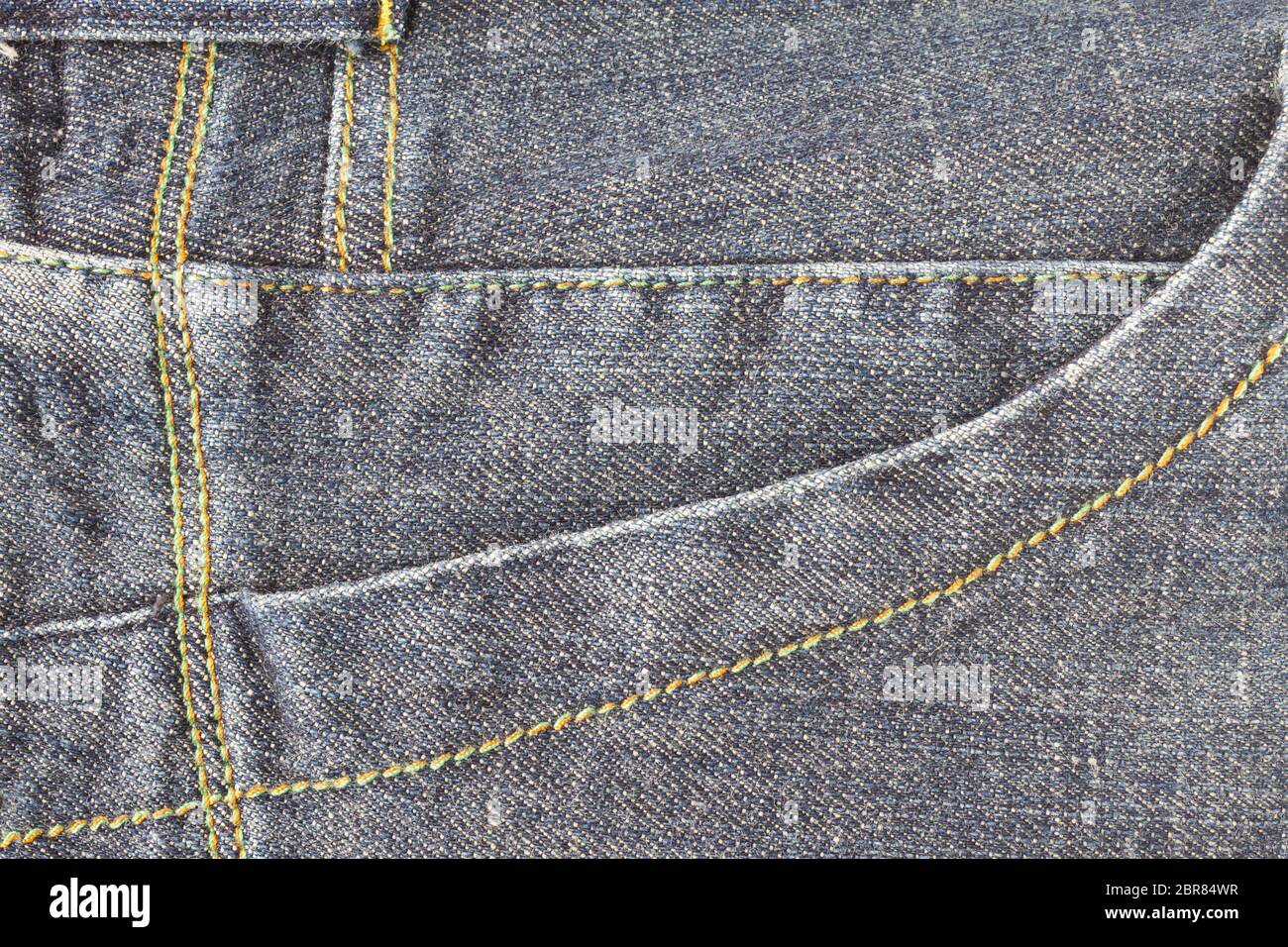 Lato blu scuro tasca dei jeans denim o Pocket sfondo. Blu scuro tasca dei jeans denim o Pocket sfondo per il Design di abbigliamento Foto Stock