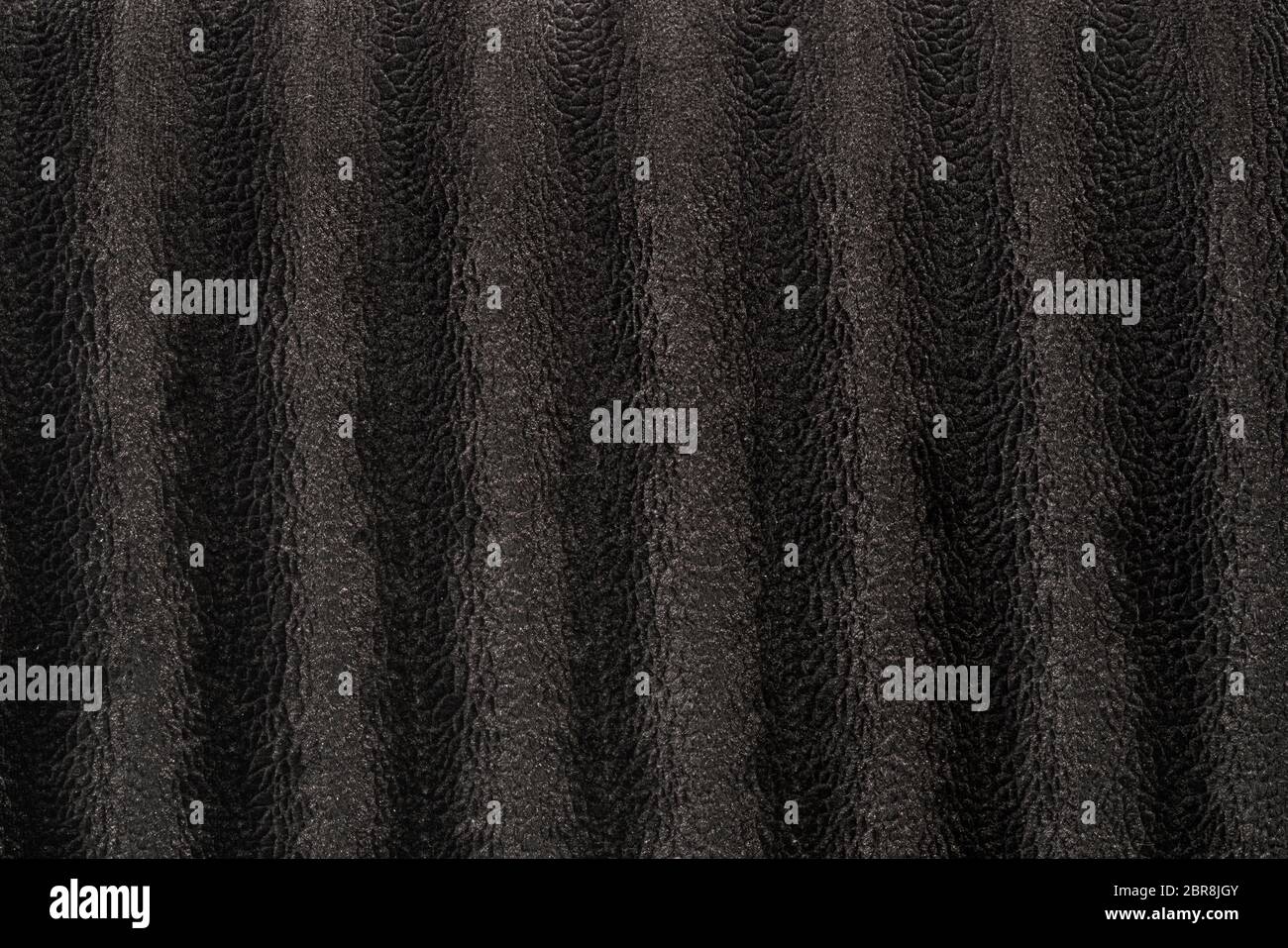Altamente dettagliate texture di velluto nero panno con pelle di animale patterns Foto Stock
