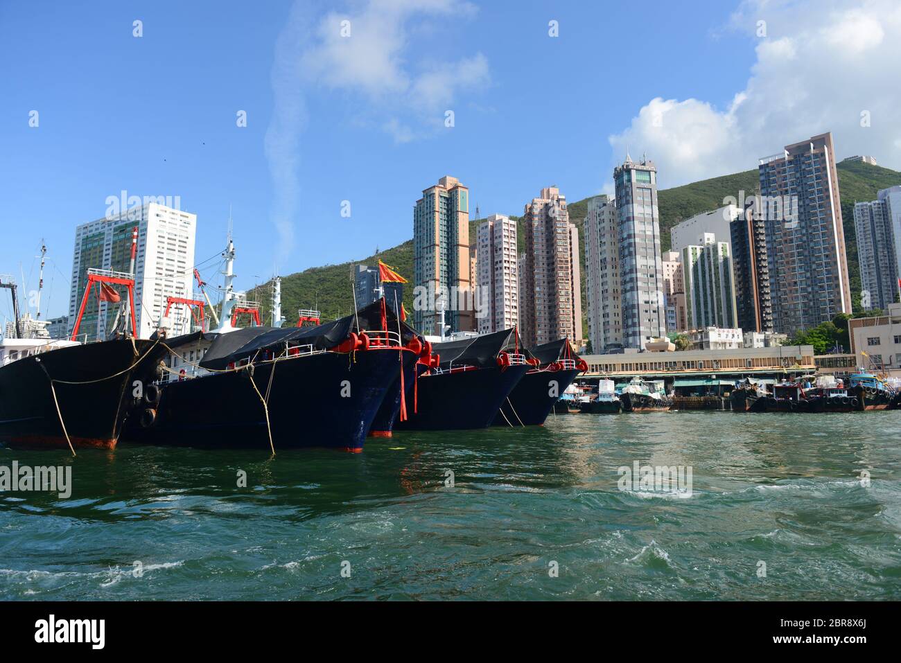 Aberdeen porto di Hong Kong. Foto Stock