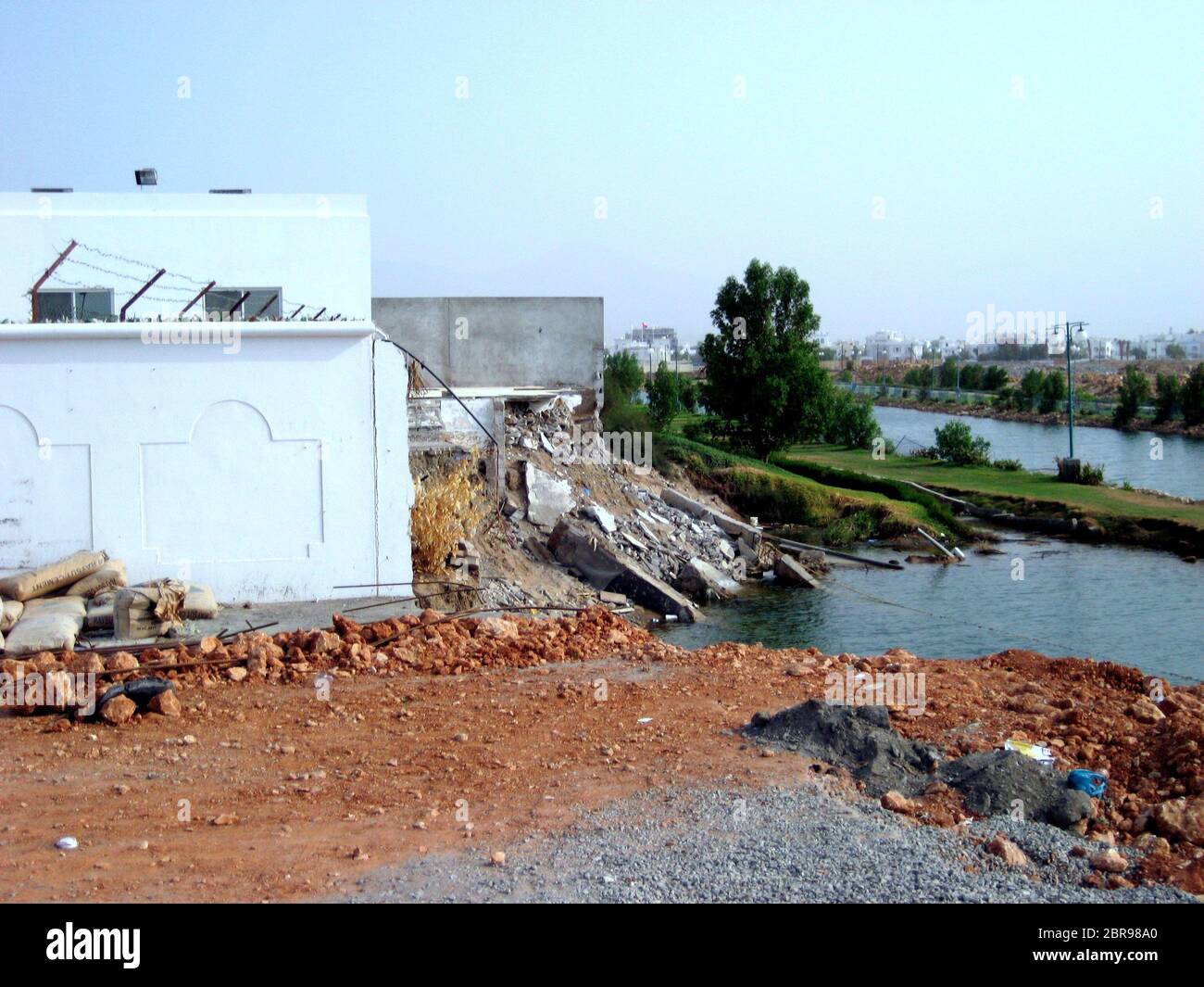 Super ciclonic Storm Gonu Muscat Oman 1 giugno 2007 Foto Stock