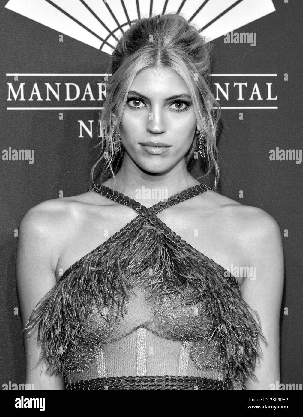 New York, NY - 05 febbraio 2020: Devon Windsor partecipa al gala amfAR di New York del 2020 Foto Stock