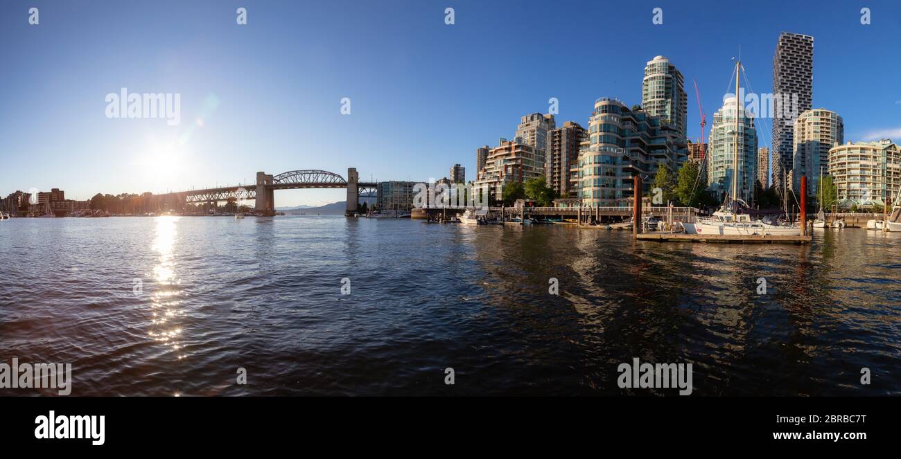 False Creek, centro di Vancouver, British Columbia, Canada Foto Stock