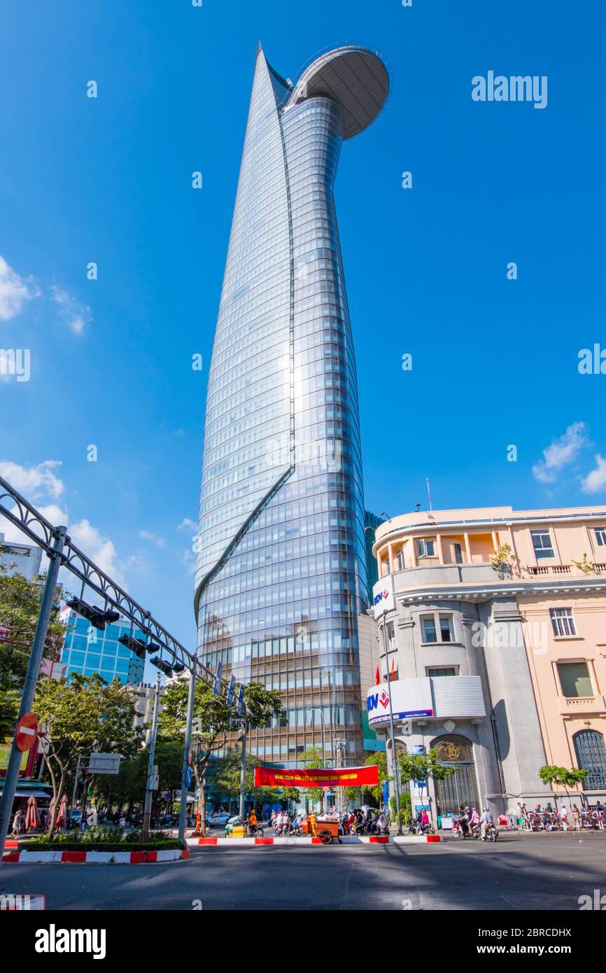 Bitexco Financial Tower, Dong Khoi, ho Chi Minh City, Vietnam, Asia Foto Stock