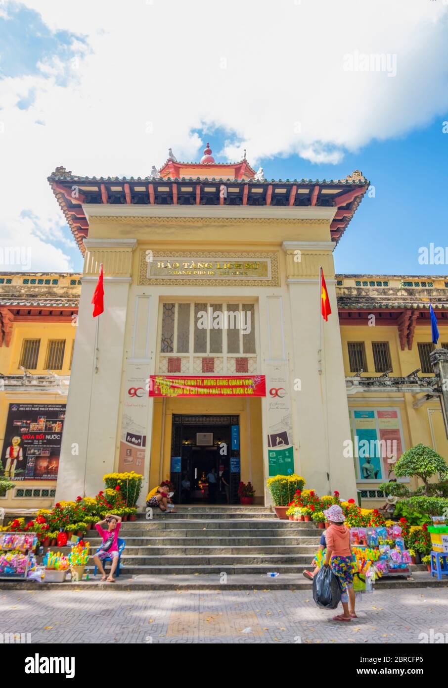 Museo di Storia del Vietnam, ho Chi Minh City, Vietnam, Asia Foto Stock