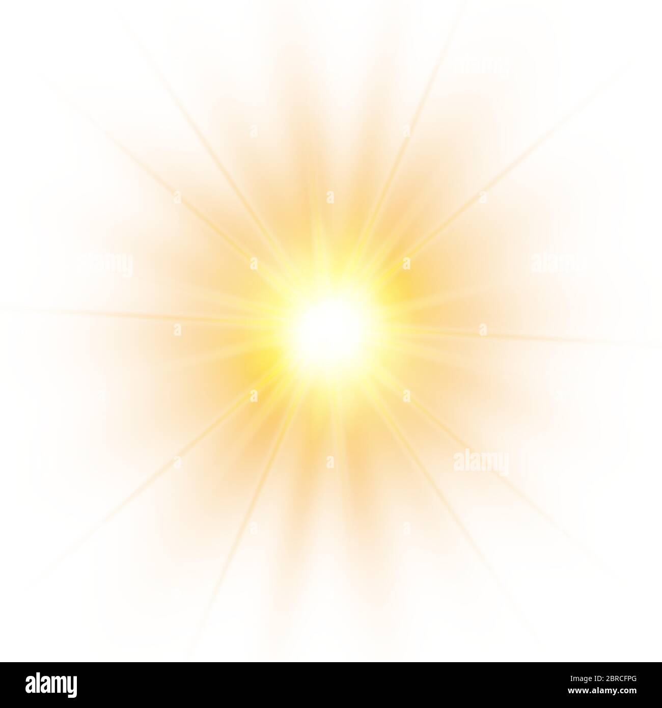Luce solare un design traslucido speciale dell'effetto luce. Illustrazione del vettore. Illustrazione Vettoriale
